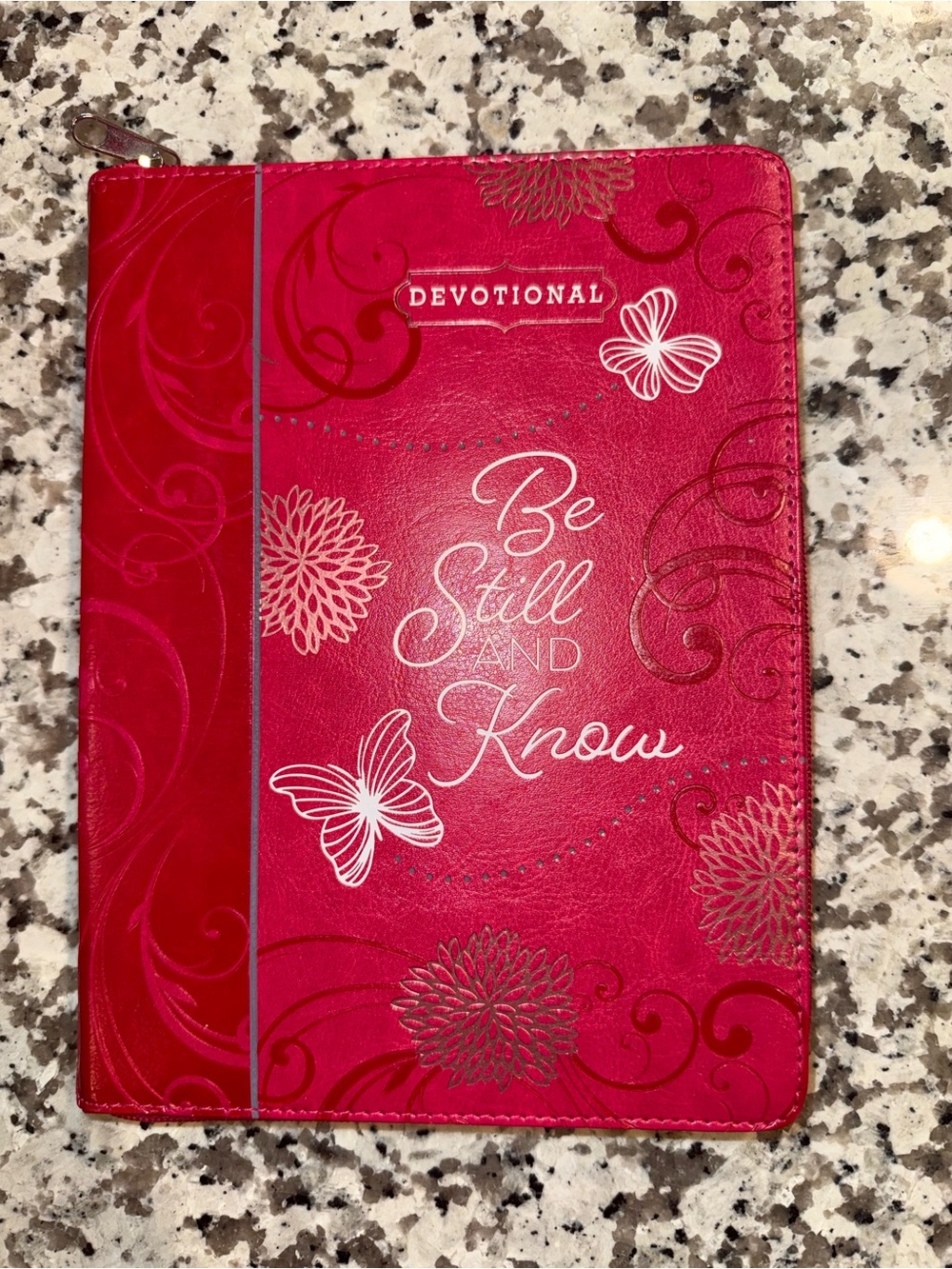 Devotional Journal - Be Still and Know - Pink Floral